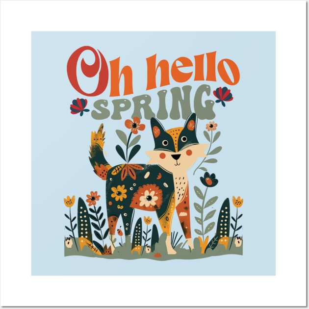 Hello Spring Wall Art by vachala.a@gmail.com